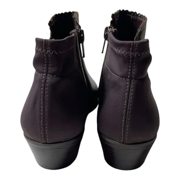 Jack Rogers Women’s Bailee Brown Leather Ankle Boots - Picture 7 of 11